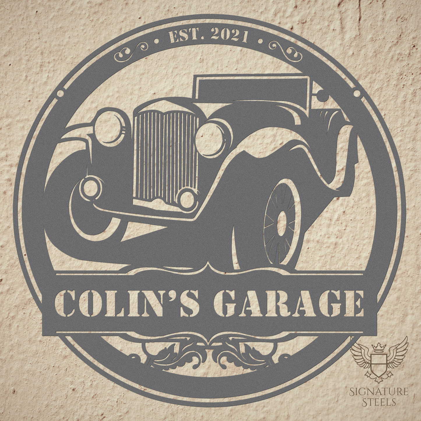 Classic Car Vintage Garage