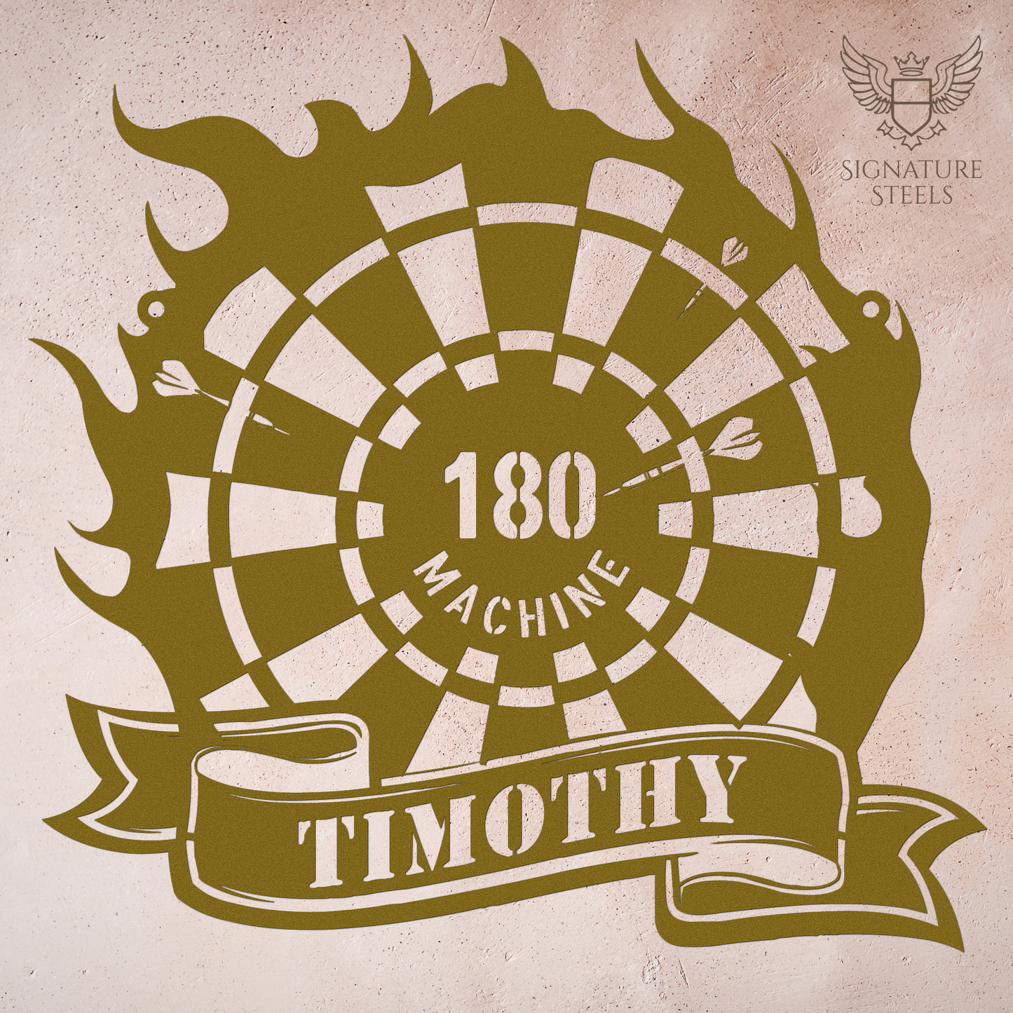 180 Machine Darts on Fire