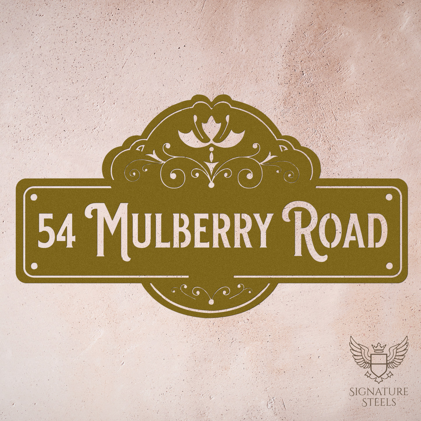 Victorian Floral Home Address