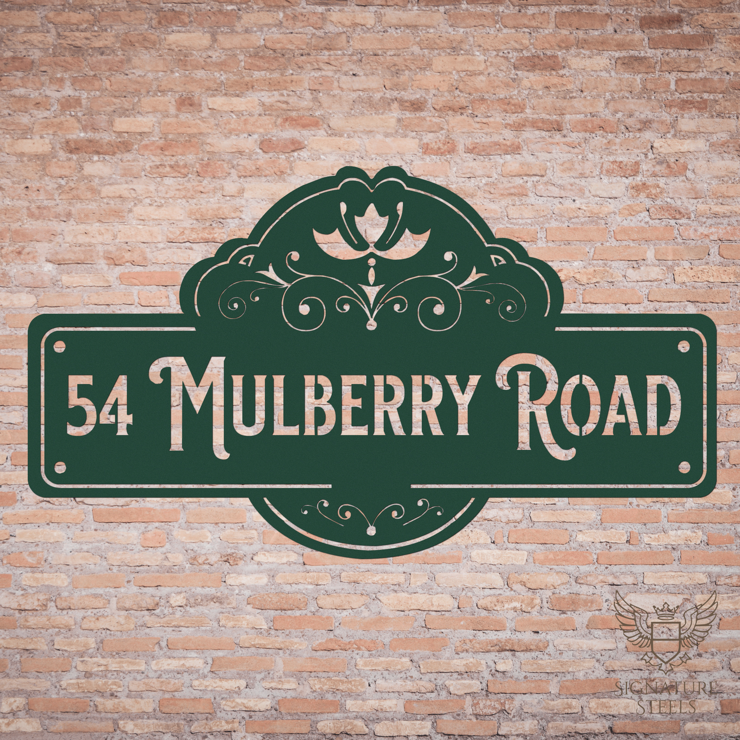 Victorian Floral Home Address