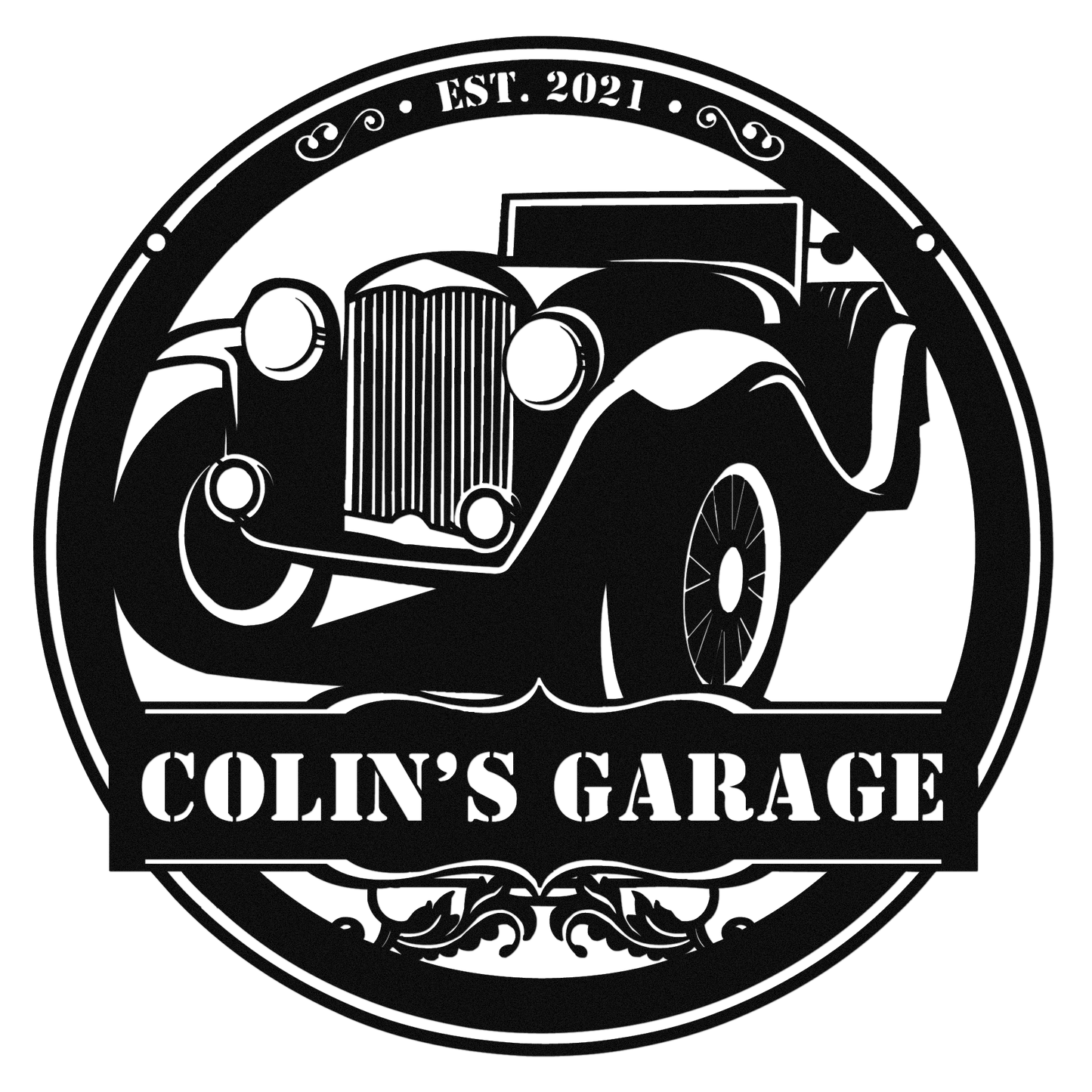 Classic Car Vintage Garage