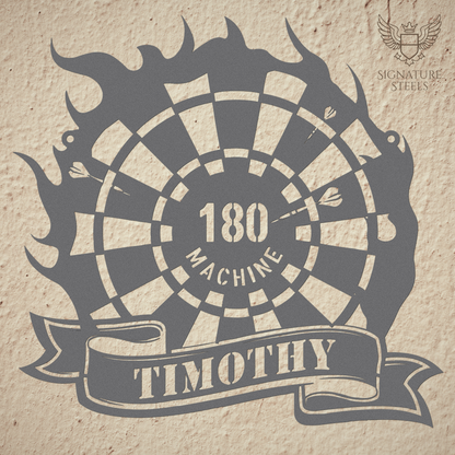 180 Machine Darts on Fire