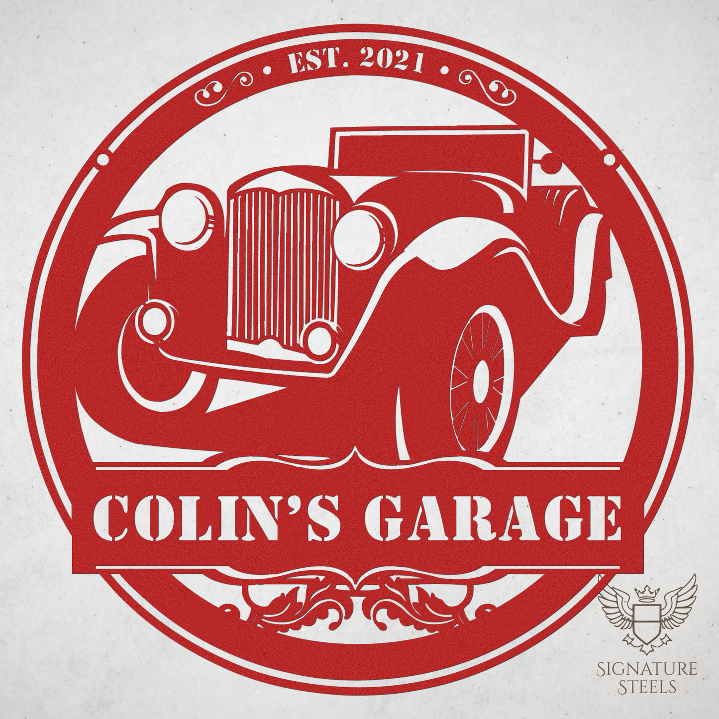 Classic Car Vintage Garage