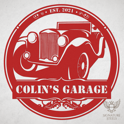 Classic Car Vintage Garage