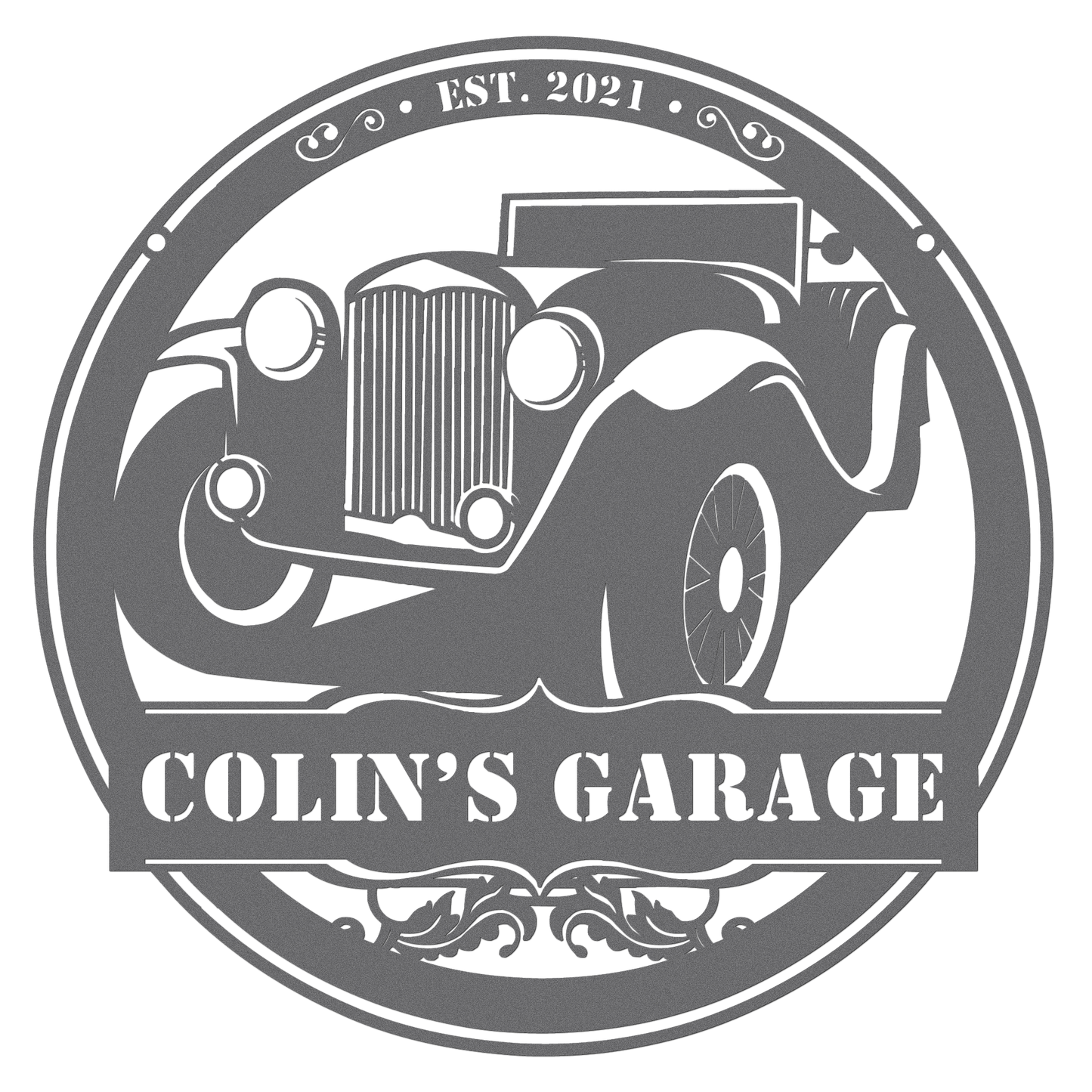Classic Car Vintage Garage