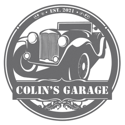 Classic Car Vintage Garage