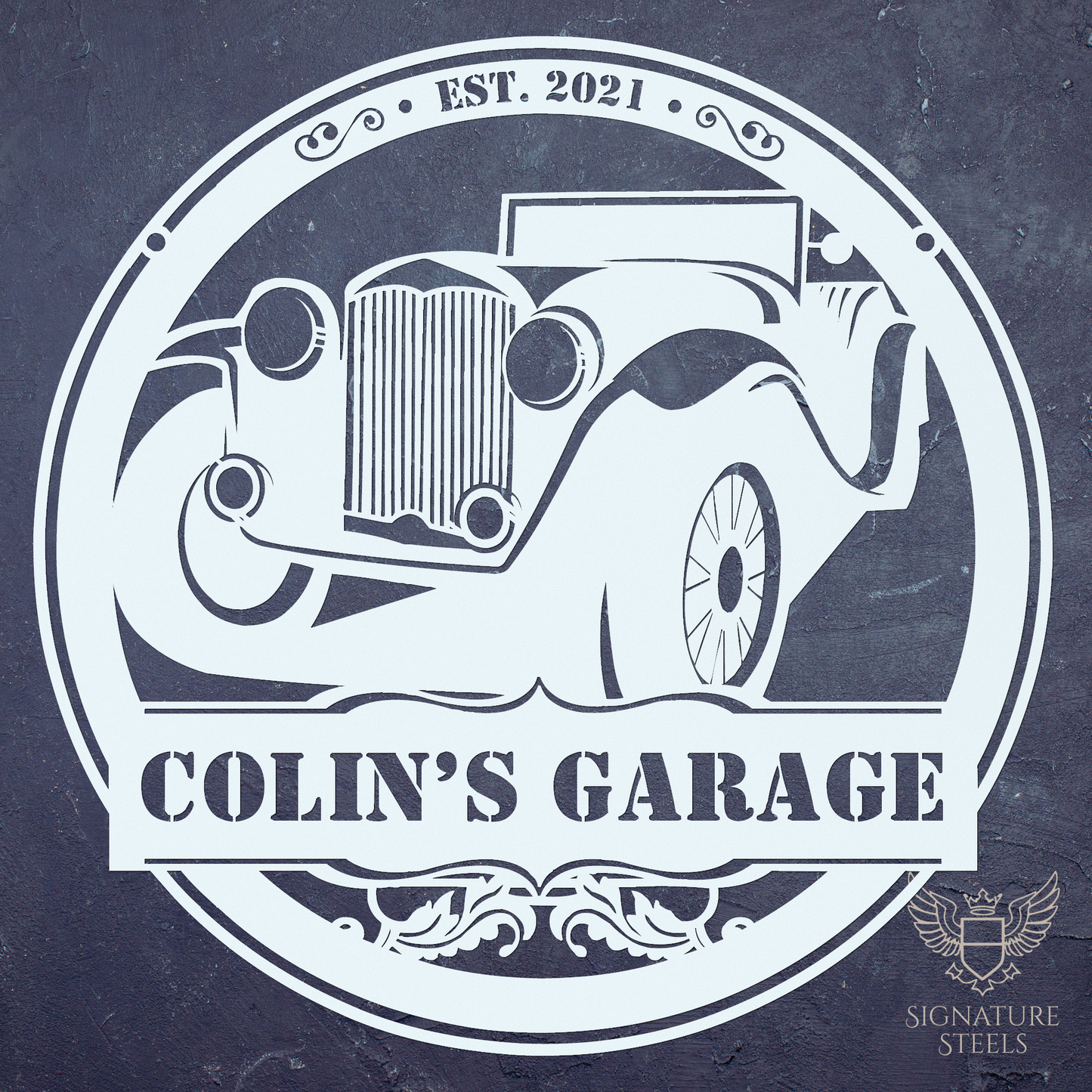 Classic Car Vintage Garage