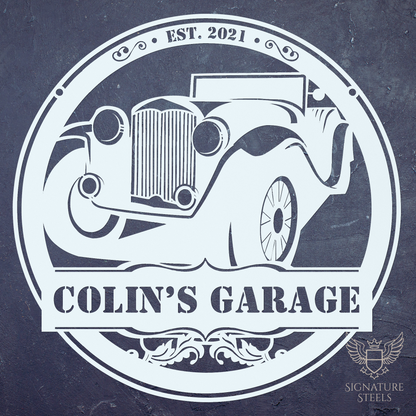 Classic Car Vintage Garage
