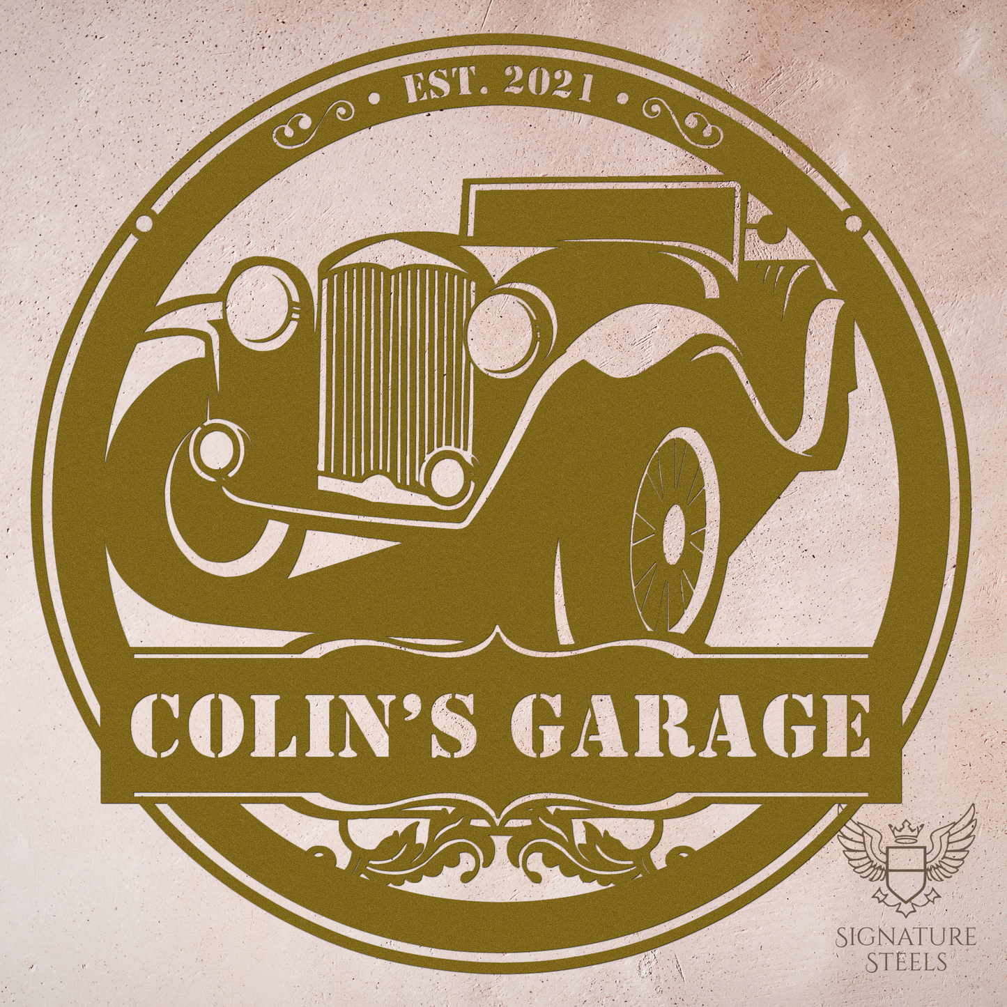 Classic Car Vintage Garage