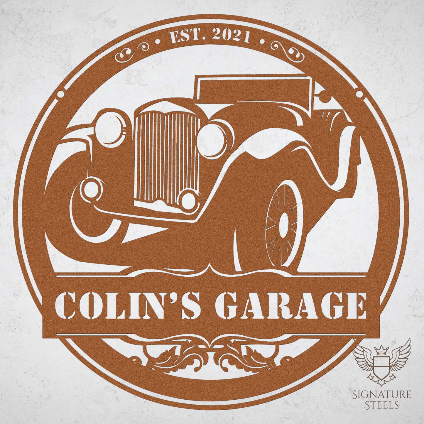 Classic Car Vintage Garage