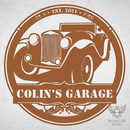 Classic Car Vintage Garage