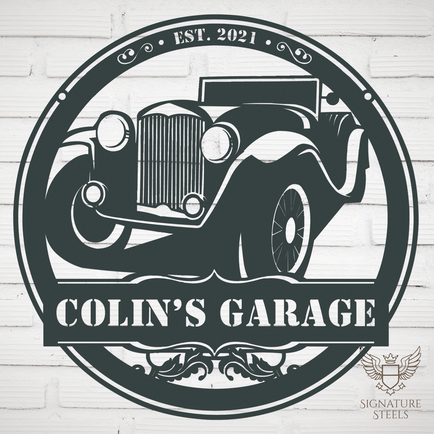 Classic Car Vintage Garage