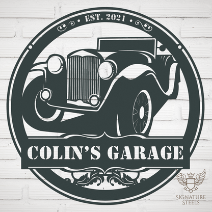 Classic Car Vintage Garage