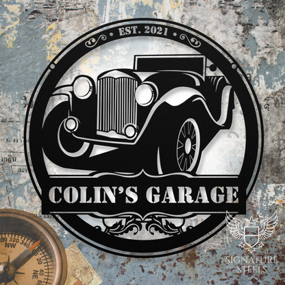 Classic Car Vintage Garage