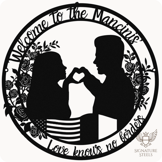 American - Italian Couple Roses