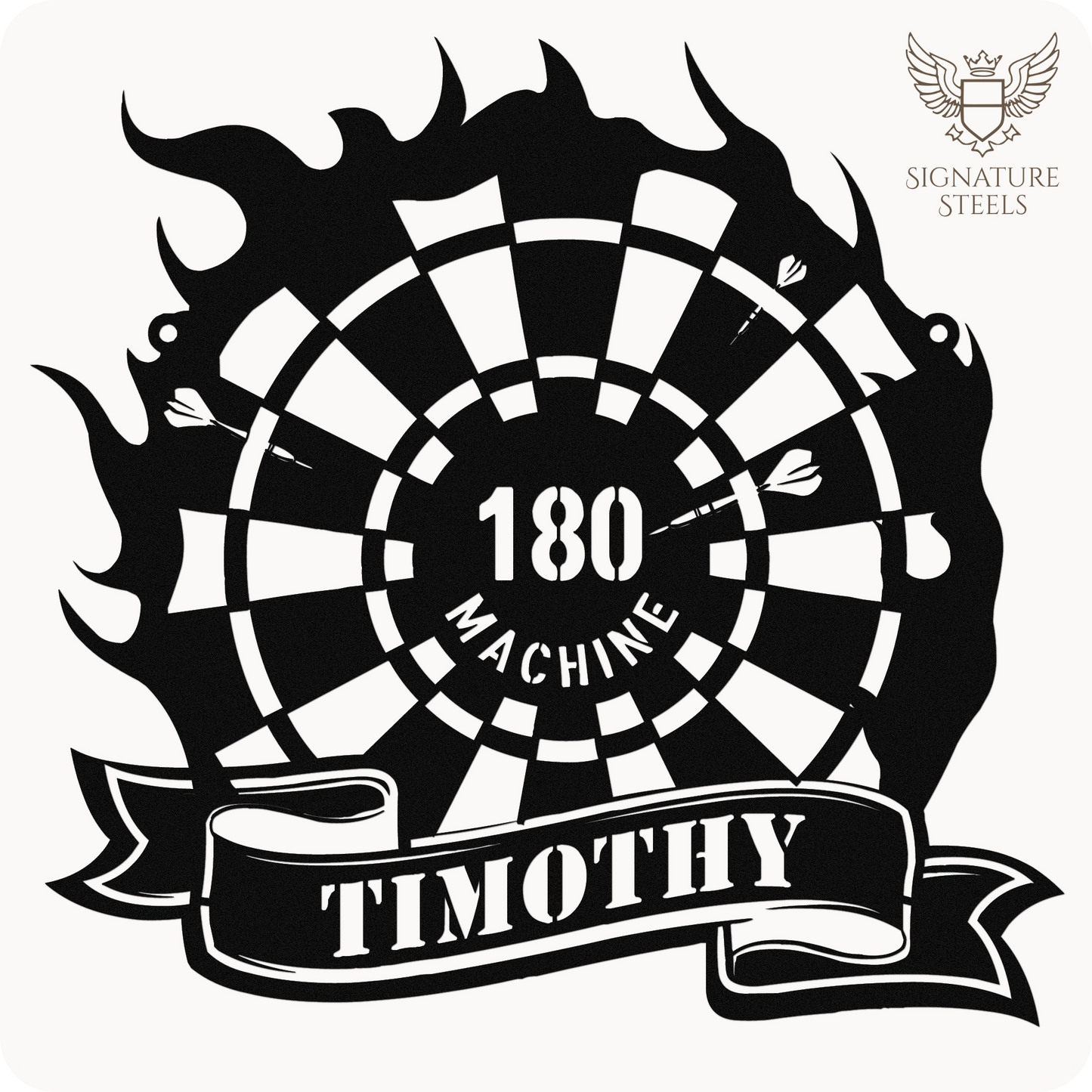 180 Machine Darts on Fire
