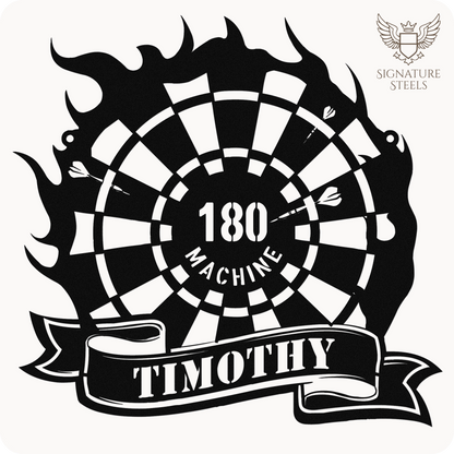 180 Machine Darts on Fire