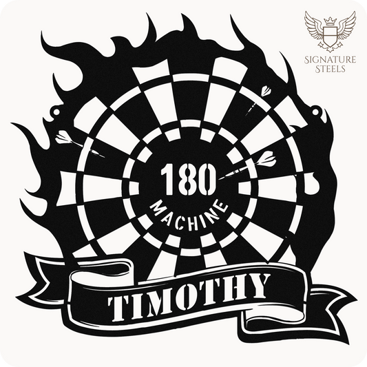 180 Machine Darts on Fire