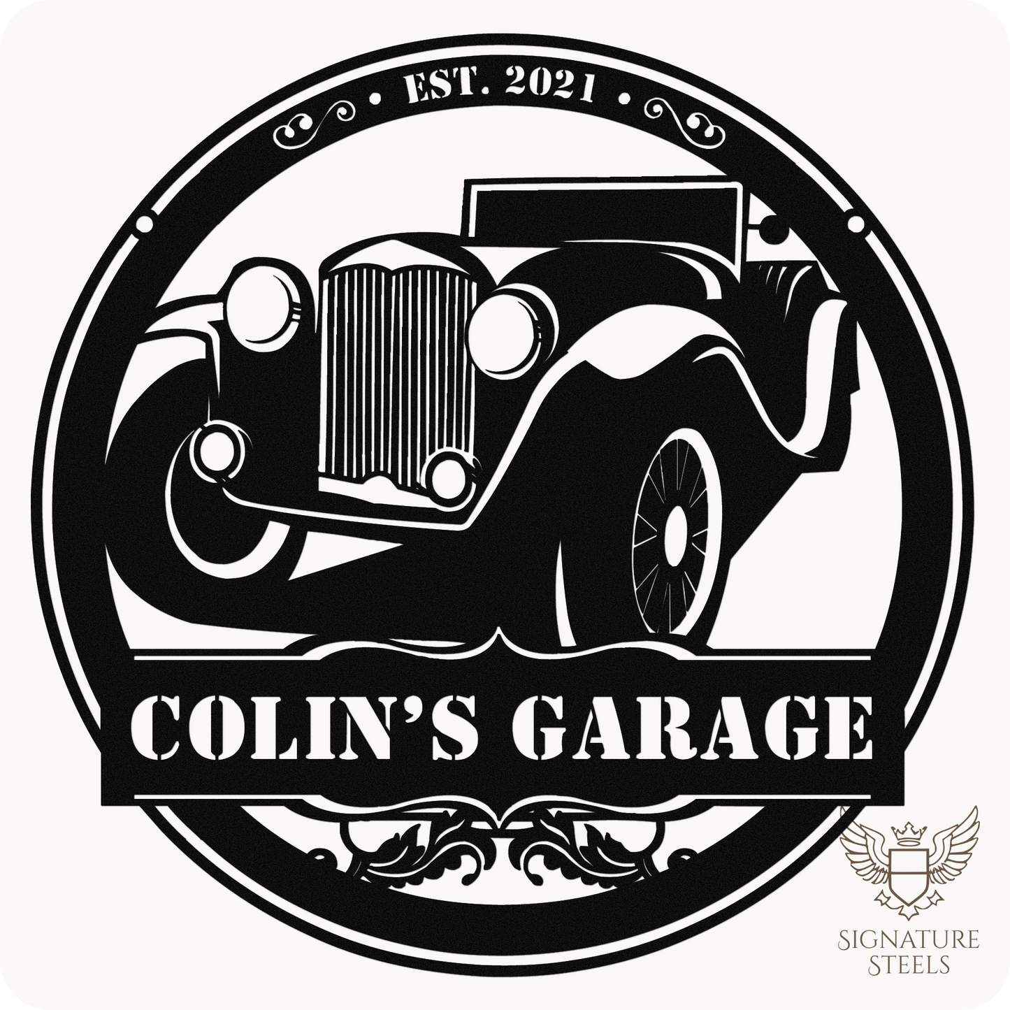 Classic Car Vintage Garage
