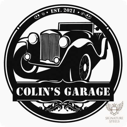 Classic Car Vintage Garage