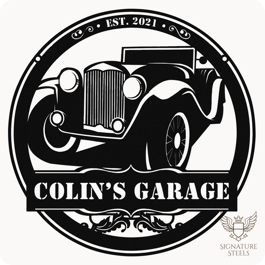 Classic Car Vintage Garage