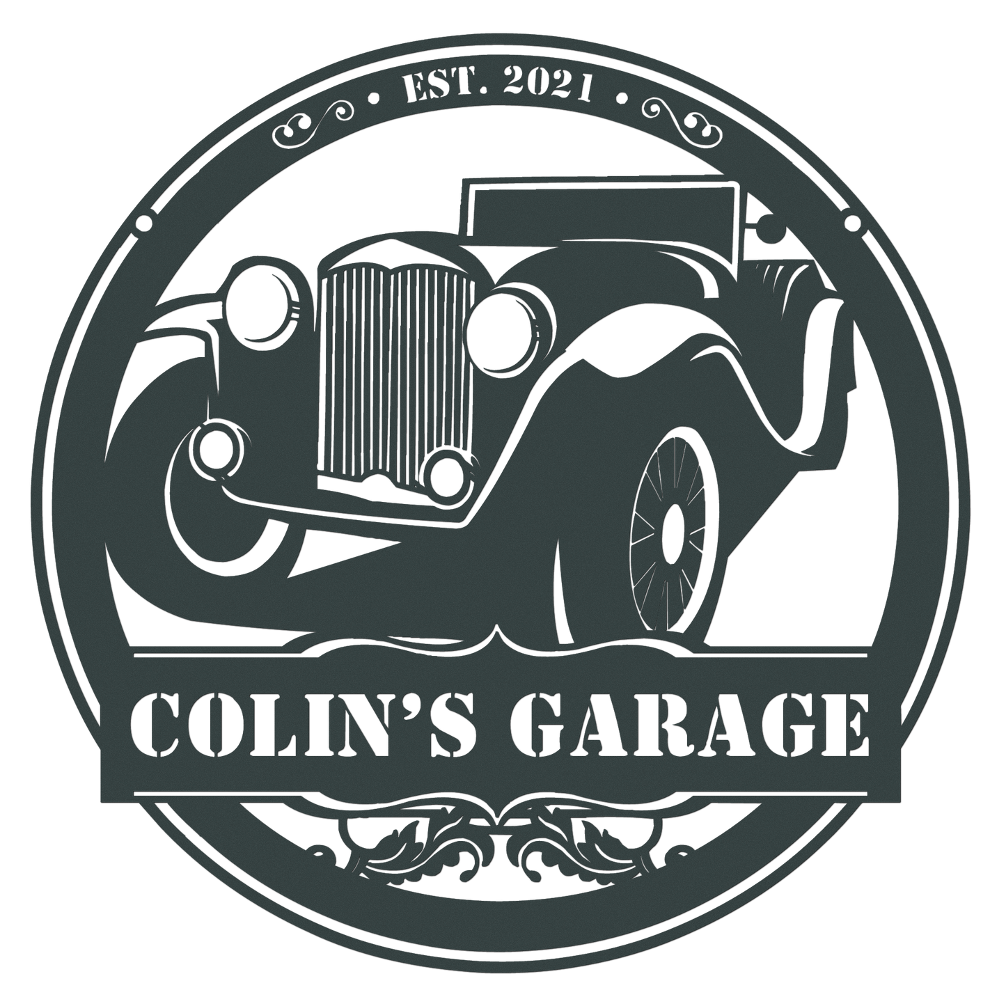 Classic Car Vintage Garage