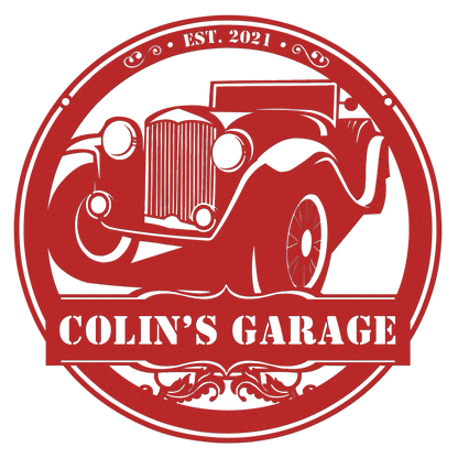 Classic Car Vintage Garage